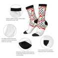 thumbnail image 3 of Bingfone Compression Socks for Women and Men Long Socks for Running Athletic Cycling Nurse- Forest Mushrooms, 3 of 6