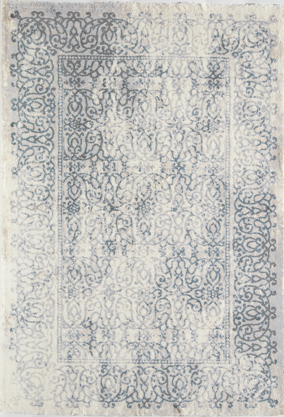 Rugs America Brighton Collection Faded Blue BH200A Transitional Oriental Area Rug 5' x 8'