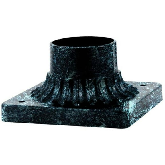 Dabmar Lighting BS222-VG 3 in. Pier Mount Base, Verde Green