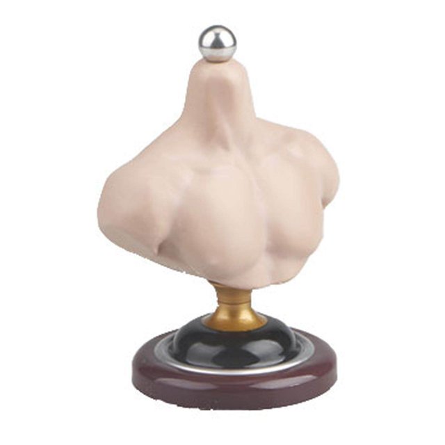 pitrice 1/6 Support de Buste pour Homme Femme Base Demi-Poitrine Support Plateforme Modèle PVC pour Perruques Homme D