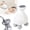 White, variant on CSSJKYJ 4 Heads Handheld Massage Gun Deep Tissue, Electric Body Massager, Percussion Muscle Massager for Easing Shoulder and Back Tension,with Reverse Thrust Function(Black)