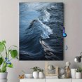 thumbnail image 4 of Ocean Wave Canvas Print, Wall Art for Living Room, Bedroom, Bathroom, Coastal Home, Nautical Theme, Office, 4 of 8