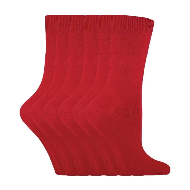 Sock Snob - 6 Paires de Chaussettes Cheville pour Femmes, Couleur Unie, Riche en Coton
