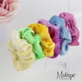 thumbnail image 3 of Velvet Solid Scrunchies - Set of 2-Hot Pink, 3 of 5