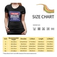 thumbnail image 5 of Yiaed Trump is our president 2024 Print Womens Tshirts Sleeve Tops Basic Teeshirt Summer Fashion Outfits-Medium, 5 of 6