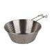thumbnail image 5 of Tazón, Tazón Plegable Portátil de Acero inoxidable de acero inoxidable de 300 ml para Barbacoa, 5 of 7