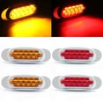 thumbnail image 5 of 4 luces LED de posición lateral para esquinas, lámpara de contorno para camión, remolque, furgoneta, autobús, 12 V-24 V, 5 of 5