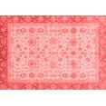 thumbnail image 1 of Ahgly Company Machine Washable Indoor Rectangle Oriental Red Traditional Area Rugs, 3' x 5', 1 of 4