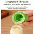 thumbnail image 6 of AOOOWER Pack Of 4 Condiment Squeeze Bottle Cap With Adapter for Precise Control Sauce Bottle Flipped Top Screw Lid Replacement, 6 of 10