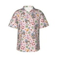 thumbnail image 2 of Xecao Hello Summer With Gnome print Hawaiian shirt - a stylish short-sleeve button-down for men, perfect for casual beach and tropical outings., 2 of 9