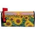 thumbnail image 2 of Sunflower Field Magnetic Mailbox Cover MailWraps Garden Yard Home Decor for Outside St Patrick''s Dayandard Size-18"x 20.8" 23, 2 of 5