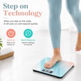 thumbnail image 5 of Ktaxon Bathroom Weight Scale, Highly Accurate Digital Bathroom Body Scale, Measures Weight up to 180kg/396 lbs., Candy Color Gradient, 5 of 14