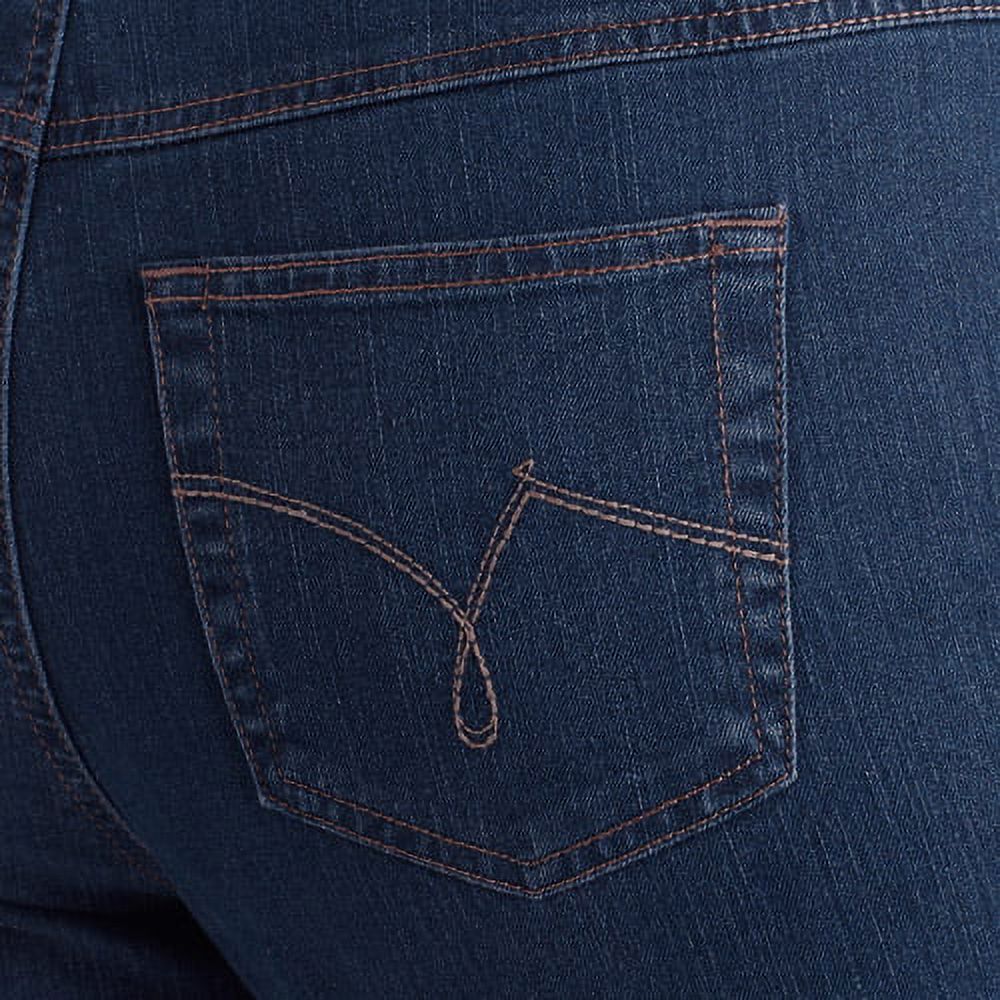 Women's Plus-Size Slimming Classic Fit Straight-Leg Jeans With Tummy Control, Regular and Petite Lengths - image 3 of 3