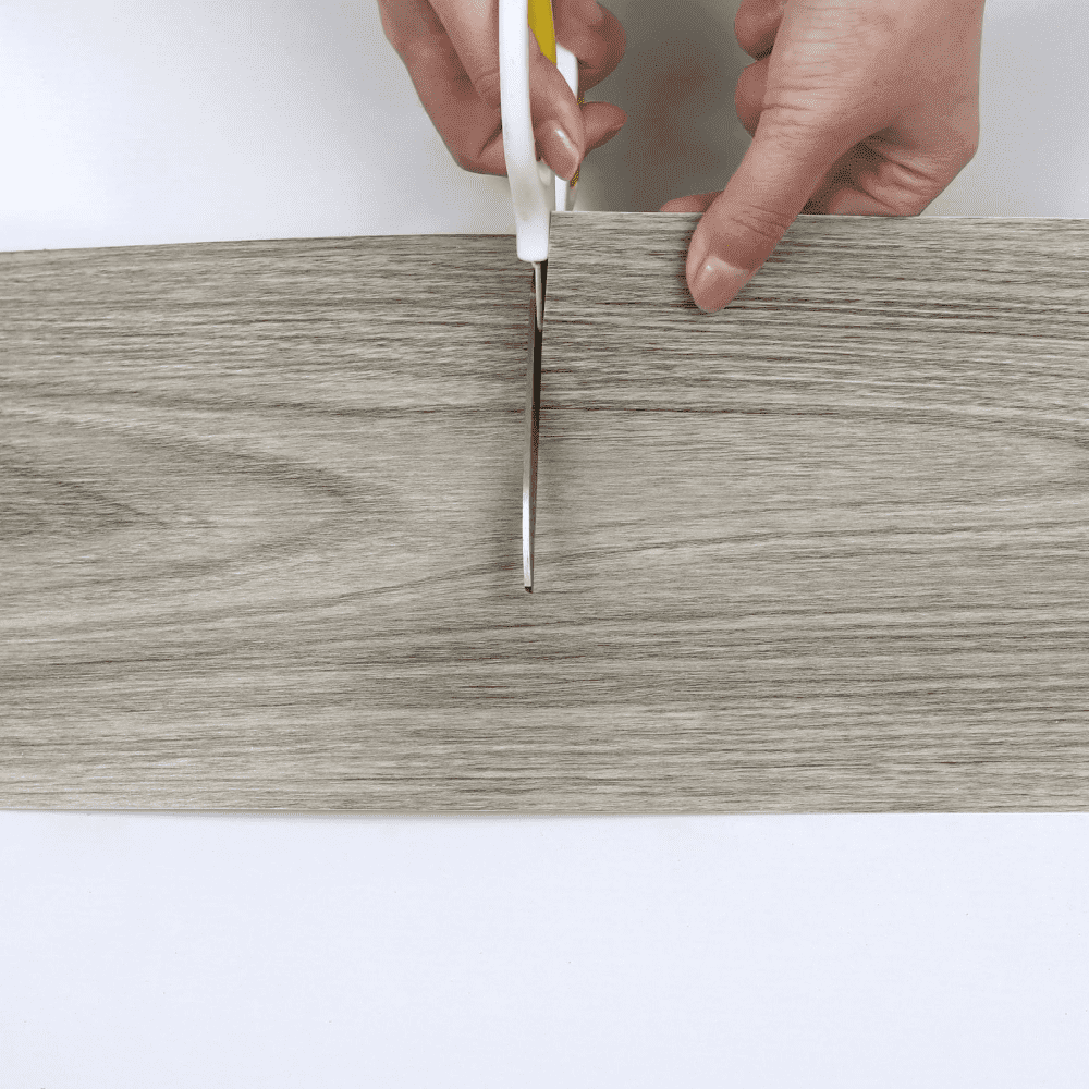 Lxcreat 20Pcs Peel and Stick Floor Tile 35-in x 6-in Gray Wood Grain Self Adhesive and Waterproof for Bathroom, Kitchen, Living Room, Bedroom