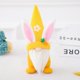 thumbnail image 3 of Lemon yellow Adornos de gnomos de conejo de Pascua de primavera, decoraciones reutilizables hechas a mano para el hogar, 2 uds., 3 of 5