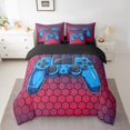 thumbnail image 2 of Erosebridal Literie Manette Taille Simple pour Garçons Adolescents, Lit Gamer en Sac Taille Simple, Réversible 7 Pcs, 2 of 5