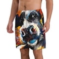 thumbnail image 2 of Naloa Cow Men's Beach Shorts, Surfing shorts, Swim trunks, Quick Dry Swim Trunks for Surfing Beach Fun - Medium, 2 of 9
