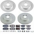 thumbnail image 2 of PowerStop Front and Rear Geomet Coated Brake Rotor and Pad Kit Fits: TOYOTA Select Models CRK8634, 2 of 2