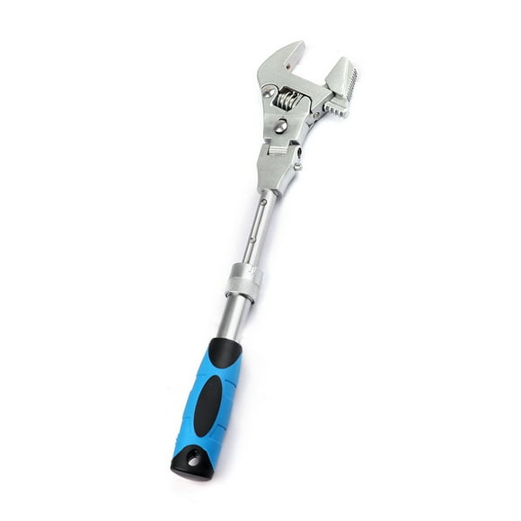 Youkk Ratchet Wrench 10 Inch 5 In 1 Flex Head Adjustable Rotatable Stretchable Handily Gripped Long Handle Repair Tool