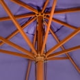 thumbnail image 4 of Northlight Outdoor Patio Market Umbrella with Wooden Pole - 8.5' - Purple, 4 of 5
