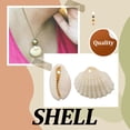 thumbnail image 3 of Kearding Cuentas de DIY versátiles de 50 piezas, accesorios de moda para fabricación de joyas Diy personalizadas, accesorios, conchas de mar, Type3 NO3, 3 of 6