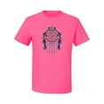 thumbnail image 2 of Wild Bobby, Dreamcatcher with Flowers, Pop Culture, Men Graphic Tees, Neon Pink, 4XL, 2 of 3