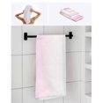thumbnail image 6 of Pink Ombre Towel Set of 3, Soft Microfiber Bath Towels, Hand Towel, Washcloths, Pink White Gradient Modern Abstract Art Quick-Dry Absorbent Towels for Bathroom Kitchen Hotel Beach Gym Spa, 6 of 7