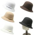 thumbnail image 4 of lanema British Style Windproof Derby Hat Lightweight Trilby Hat for Adult Masquerade, 4 of 14