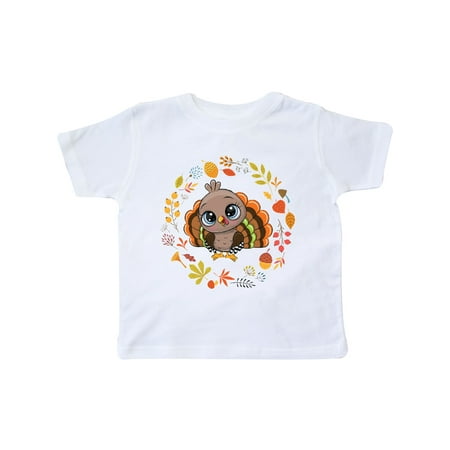 

Inktastic Thanksgiving Turkey Wreath Gift Toddler Boy or Toddler Girl T-Shirt