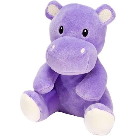 Plush Gear Pocket Huggables 6" Hippo Plush Toy – Small Stuffed Animal, Soft Cuddly Gift for Kids