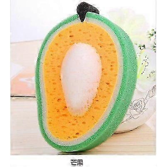 Dish Sponge 3D Fruit Strong Clean Cloth Cotton Washing Dishes Scouring Pad Eraser Household Kit