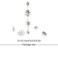 thumbnail image 3 of Maoww 1 Set Star Decorations Household Interesting Beautiful Hanging Decoration Party Supply Decorating Prop Decor Props for Layout Silver, 3 of 5