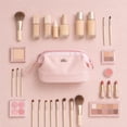 thumbnail image 6 of Viflosae Large Capacity Makeup Bag Waterproof Cosmetic Storage Pouch Portable Travel Wash Bag for Brushes and Toiletries, 6 of 6
