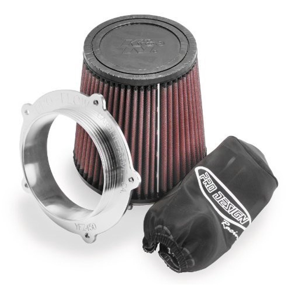 Pro Design Pro Flow K&N Air Filter Intake Kit Yamaha Raptor 700 700R KN