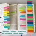 thumbnail image 7 of GoXteam 2400 Pcs Sticky Book Tabs, 120 Colors, Transparent Writable and Repositionable Sticky for Books, 7 of 7