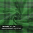 thumbnail image 5 of Checkered St.Patrick''s Day Tablecloth Round 60 Inch,Green Plaid Table Cloth,Stain Resistance Polyester Spring Table Covers for Kitchen Dining,Small Tablecloth for Parties Picnic, 5 of 6
