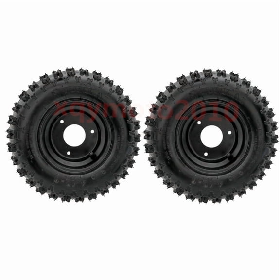 2pc 6" inch Wheel 410-6 4.10-6 Tire Rim 3 Lug for ATV Quad Bike Go Kart Scooter