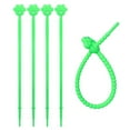 thumbnail image 6 of 5 Pcs Sturdy Silicone Twist Ties Reusable Rubber Cable Organizers for Home and Office Daily Use in Assorted Color, 6 of 7