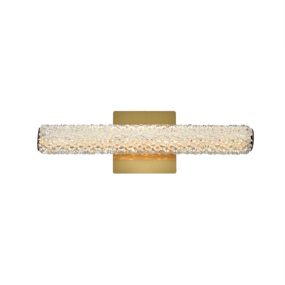 Elegant Lighting Bowen 18" 1-Light Metal Adjustable LED Wall Sconce in Gold