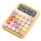 thumbnail image 5 of Calculadora básica de oficina con botones grandes, calculadora de 12 dígitos, calculadora de escritorio, calculadora de mano Amarillo, 5 of 9