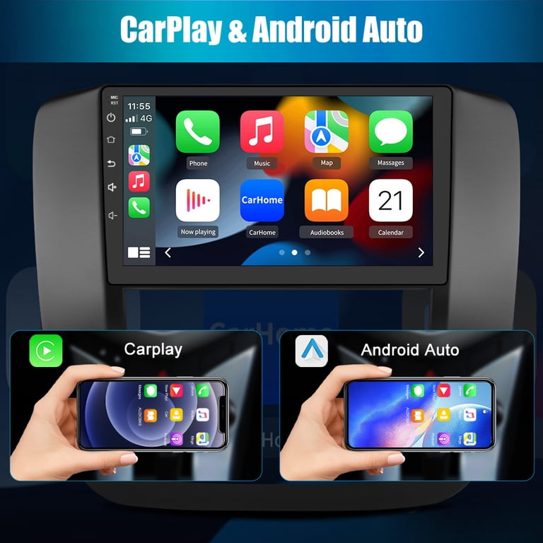 9" Touch Screen Car Stereo For Chevy Tahoe/Suburban/GMC Yukon (2007-2013) - Wireless CarPlay, Android Auto, 8-Core, 5GHz WiFi, Backup Camera