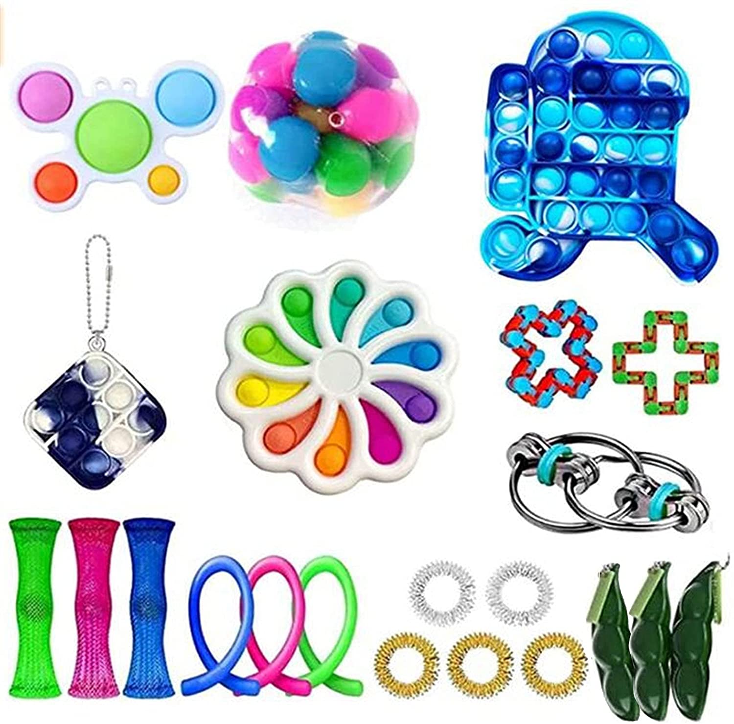 Sensory Fidget Toys Set for Kids Adults, Relieves Stress and Anxiety Fidgets Toys Pack, Special