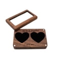thumbnail image 1 of Wedding Box Wood box for Proposal Rustic Carve Engagement Ho, 1 of 8