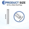 thumbnail image 2 of 60 Pcs 1.5x10 mm 304 Stainless Steel Dowel Pins, Round Head Flat Chamfered End Metal Dowel Pin Shelf Support Pegs Rod Fasten Elements, 2 of 6