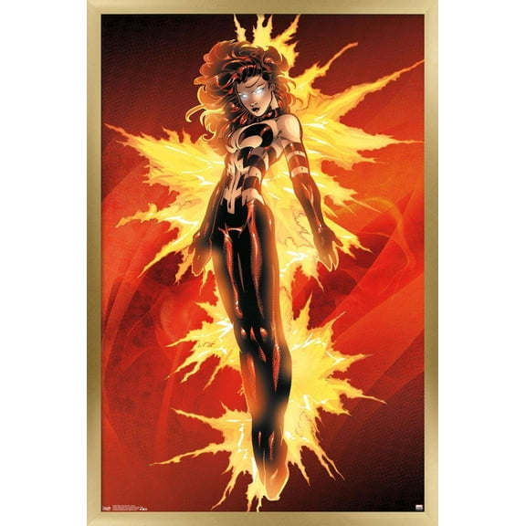 Marvel Comics - The X-Men: Dark Phoenix - Team Wall Poster, 14.725" x 22.375", Framed