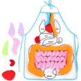 thumbnail image 3 of Tablier Viscera pour Enfants, Jouet Éducatif Interne pour le Corps Humain, 3 of 5