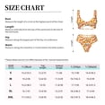 thumbnail image 6 of Daiia Orchids Flowers Women's Bikini Set Two Piece Swimsuit High Waisted Bikini Adjustable Straps Bikini Perfect for Beach, Pool, and Summer Vacation-, 6 of 9
