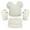 White, variant on Xfvqtps Children 3 Piece Sets Hat Scarf and Gloves Knitted Fleece Lining Solid Color Two Plush Pompom Thickened Windproof Coldproof Warm Winter Beanie Scarf and Glove 3PCS Outfits Set Purple