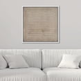 thumbnail image 2 of PixonSign Framed Canvas Wall Art Grunge Pastel Geometric Line Collage Print Abstract Fine Art Decorative Artwork Boho Relax/Zen Nordic for Living Room, Bedroom, Office - 16"x16" White, 2 of 5