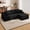 Black-Right Facing Chaise, variant on EROMMY Boneless Sectional Couch with Deep Seat & Chaise for Small Spaces, for Living Room, L Shaped Couch with Right Facing Chaise, Black | no assembly required, Plush Corduroy, 5*throw pillows
